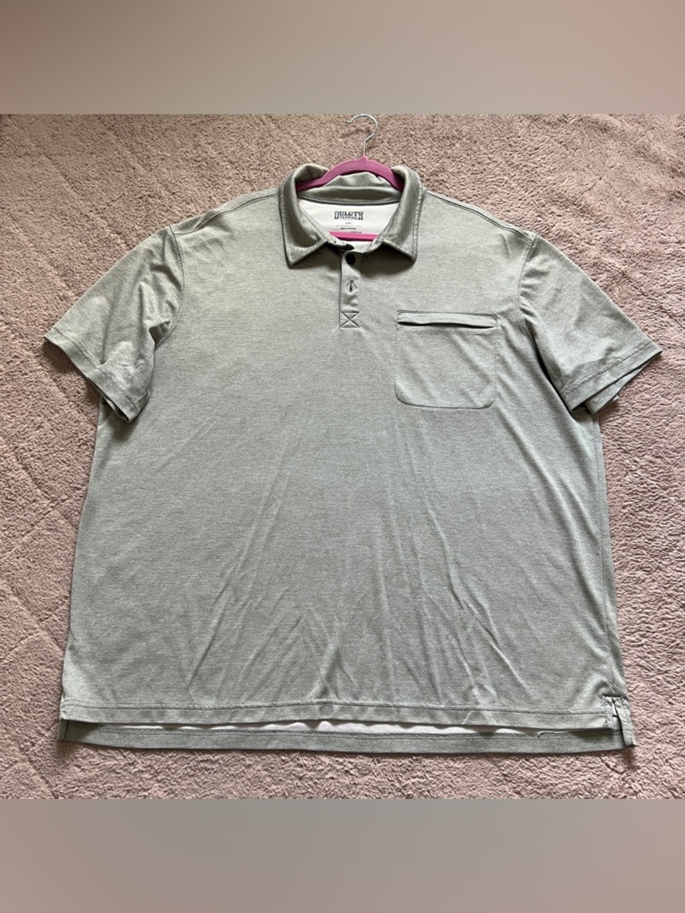 Duluth Trading Co. Golf Polo Preppy Athleisure Sporty Outdoor Performance Sz 2XL